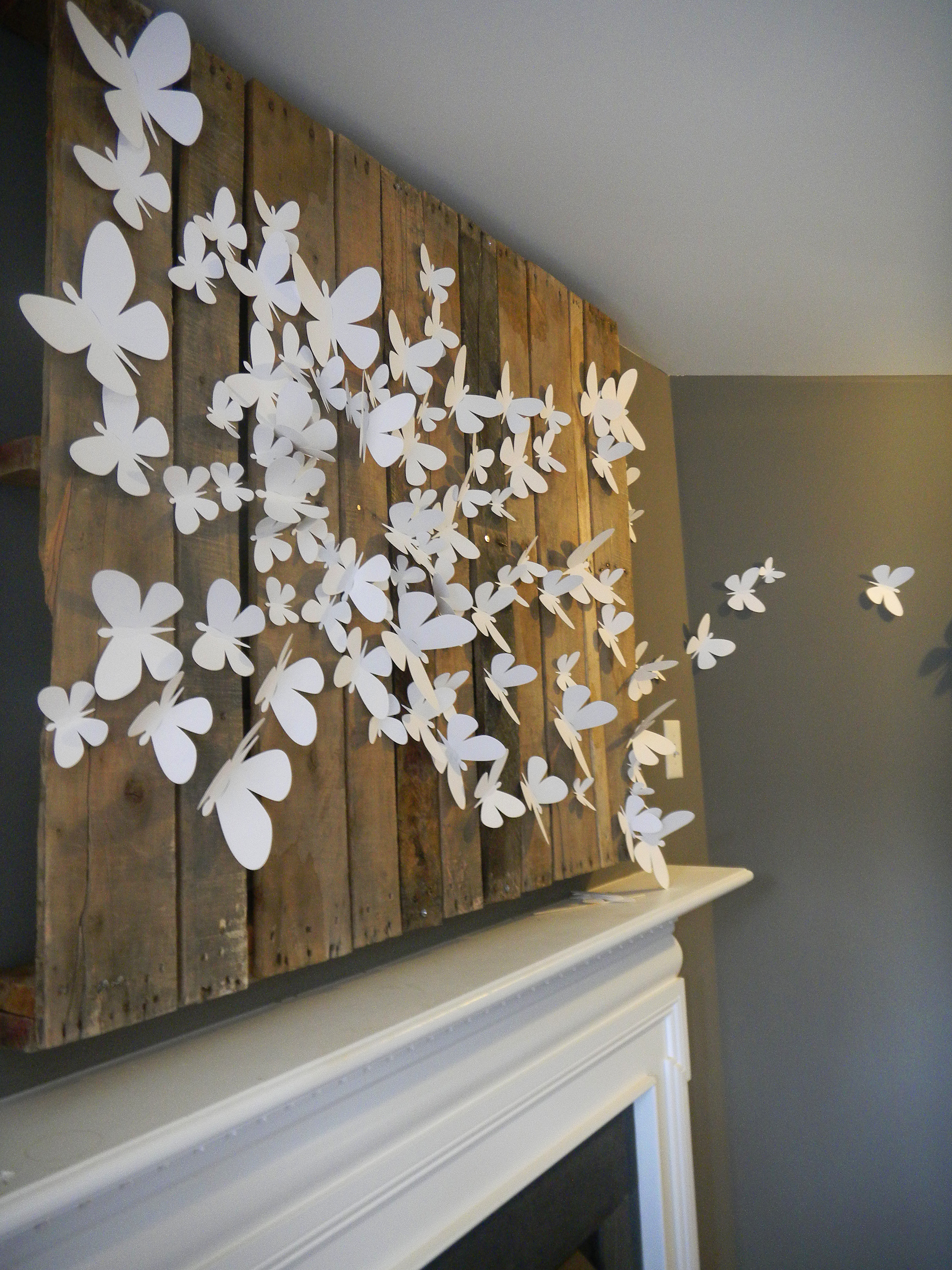 3D butterfly wall art | Design Fabulous
